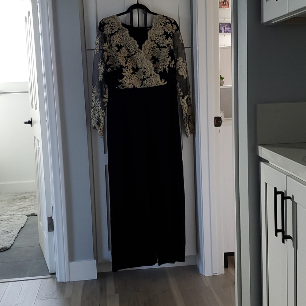 Palazzo jumpsuit. Plus size, 1X